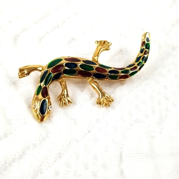 Vintage LIZARD PIN - Picture 2 of 3